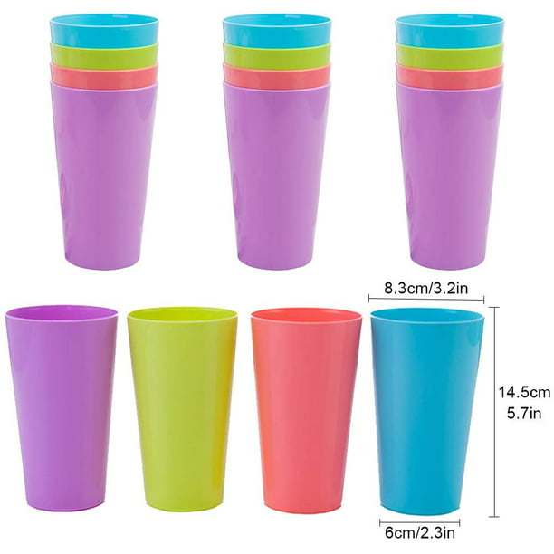 Plastic Drinking Cups Mugs Tumblers Children Kids Party Small BBQ Outdoor Picnic 